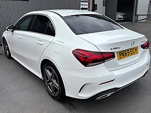 Used 2019 Mercedes-Benz a Class AMG Line White - Interior and Exterior details 9