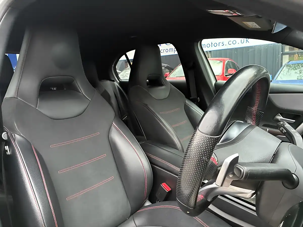 Used 2019 Mercedes-Benz a Class AMG Line White - Interior and Exterior details 12