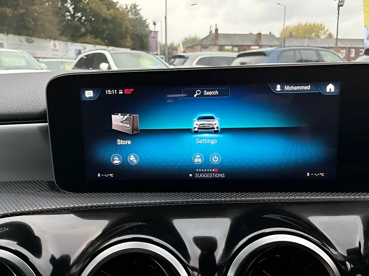 Used 2019 Mercedes-Benz a Class AMG Line White - Interior and Exterior details 15