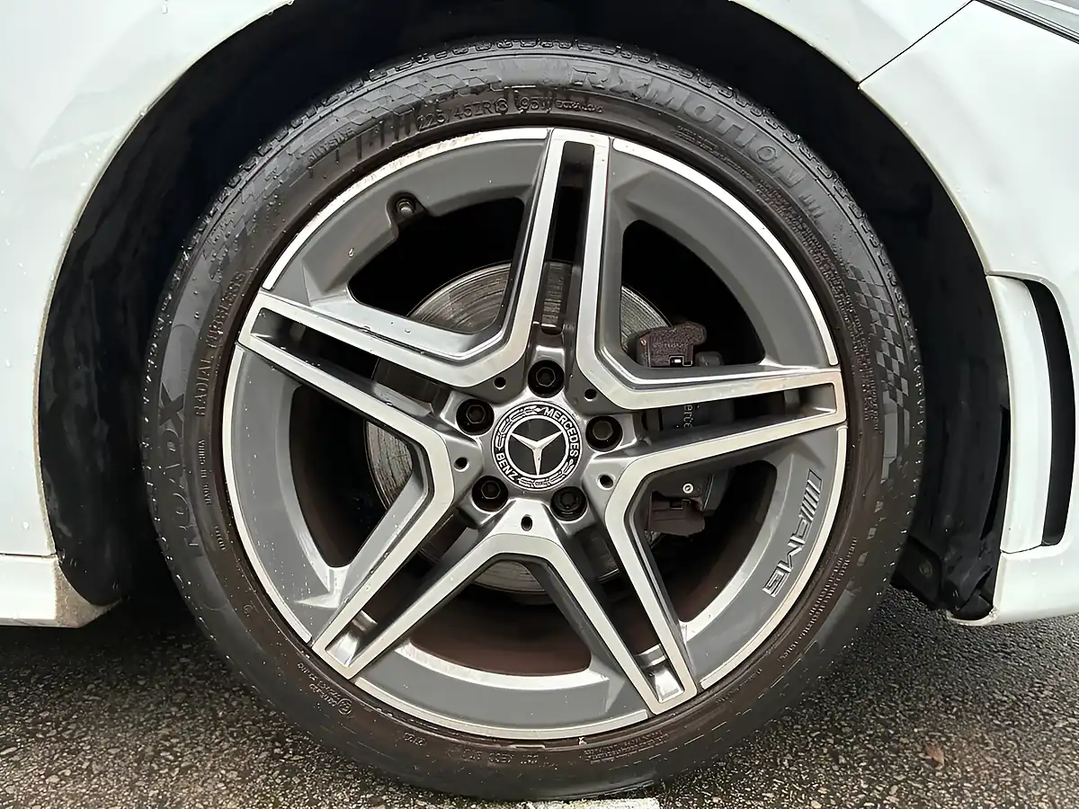 Used 2019 Mercedes-Benz a Class AMG Line White - Interior and Exterior details 4