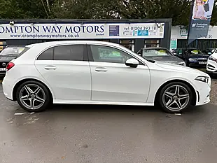Used 2019 Mercedes-Benz a Class AMG Line White - Interior and Exterior details 5