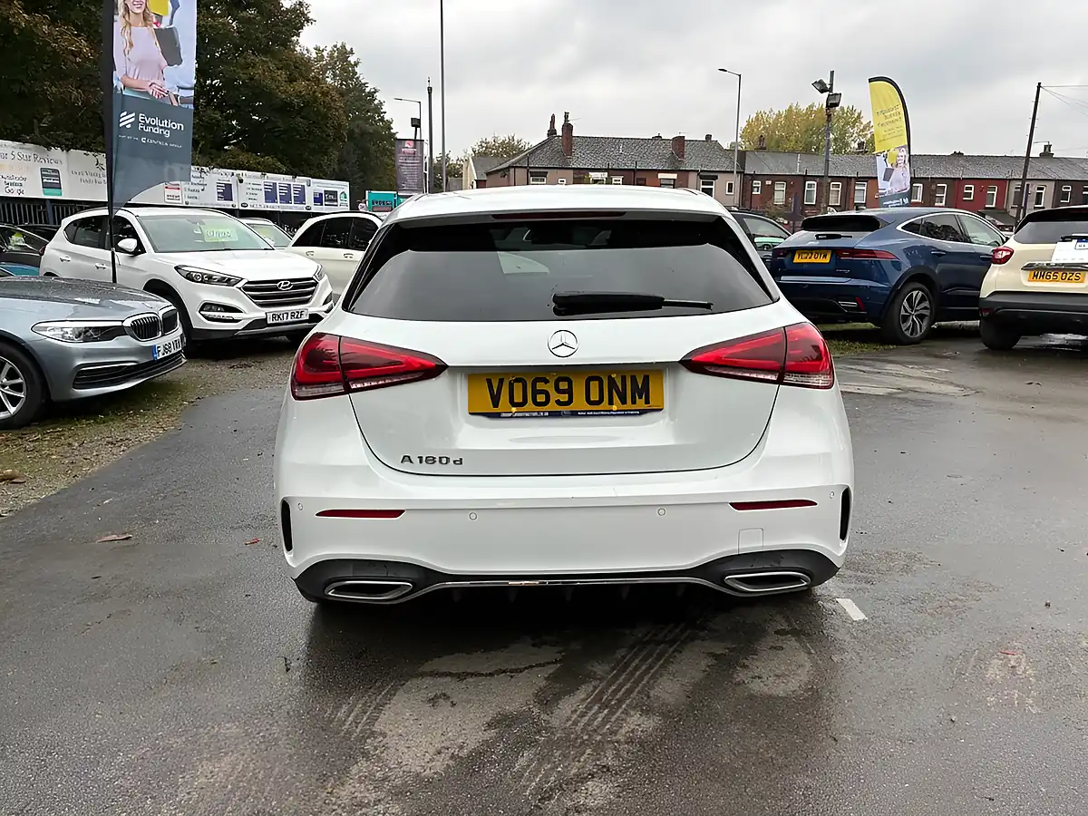 Used 2019 Mercedes-Benz a Class AMG Line White - Interior and Exterior details 9
