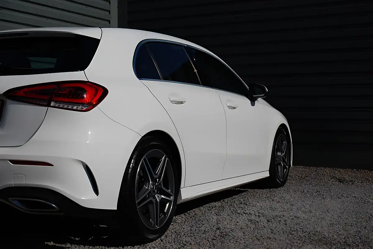 Used 2019 Mercedes-Benz a Class AMG Line White - Interior and Exterior details 5