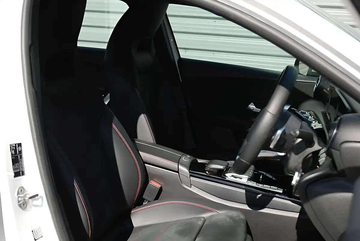 Used 2019 Mercedes-Benz a Class AMG Line White - Interior and Exterior details 7
