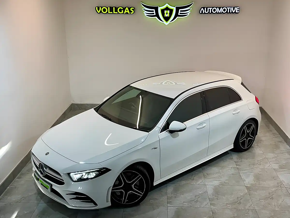 Used 2019 Mercedes-Benz a Class AMG White - Interior and Exterior details 3