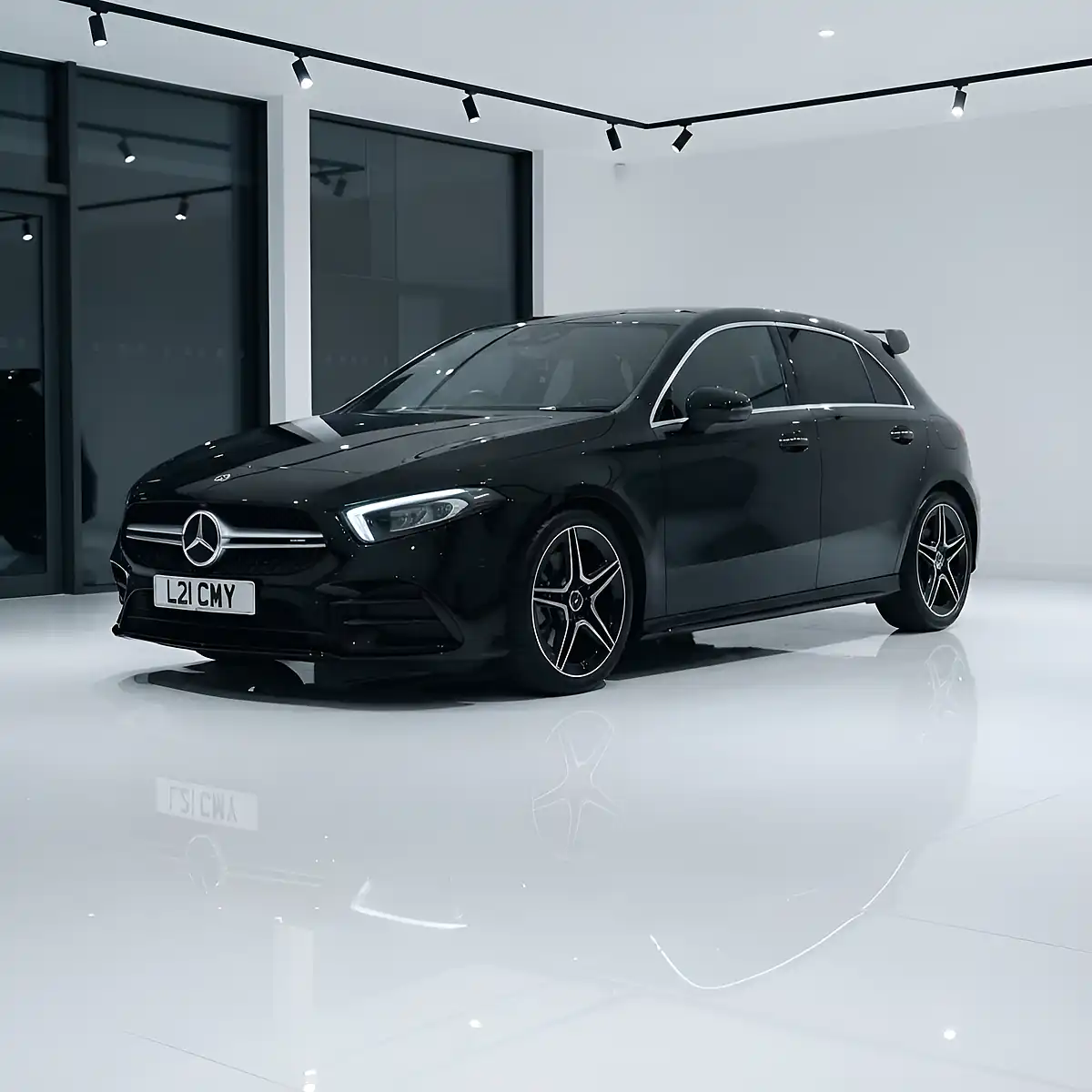 Used 2019 Mercedes-Benz a Class Premium Black - Interior and Exterior details 2