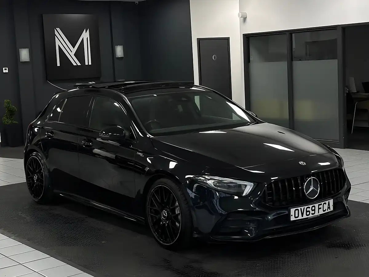 Used 2019 Mercedes-Benz a Class Premium Plus Black - Interior and Exterior details 2