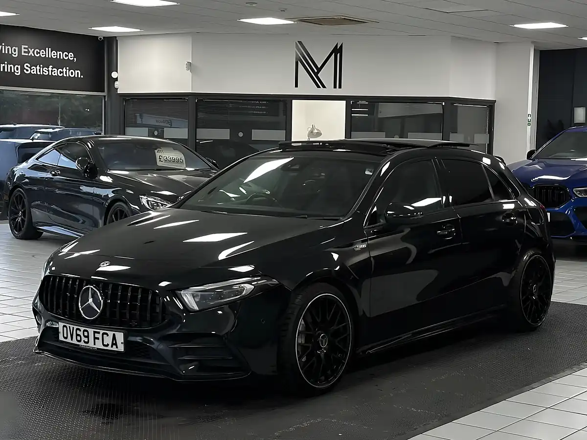 Used 2019 Mercedes-Benz a Class Premium Plus Black - Interior and Exterior details 5