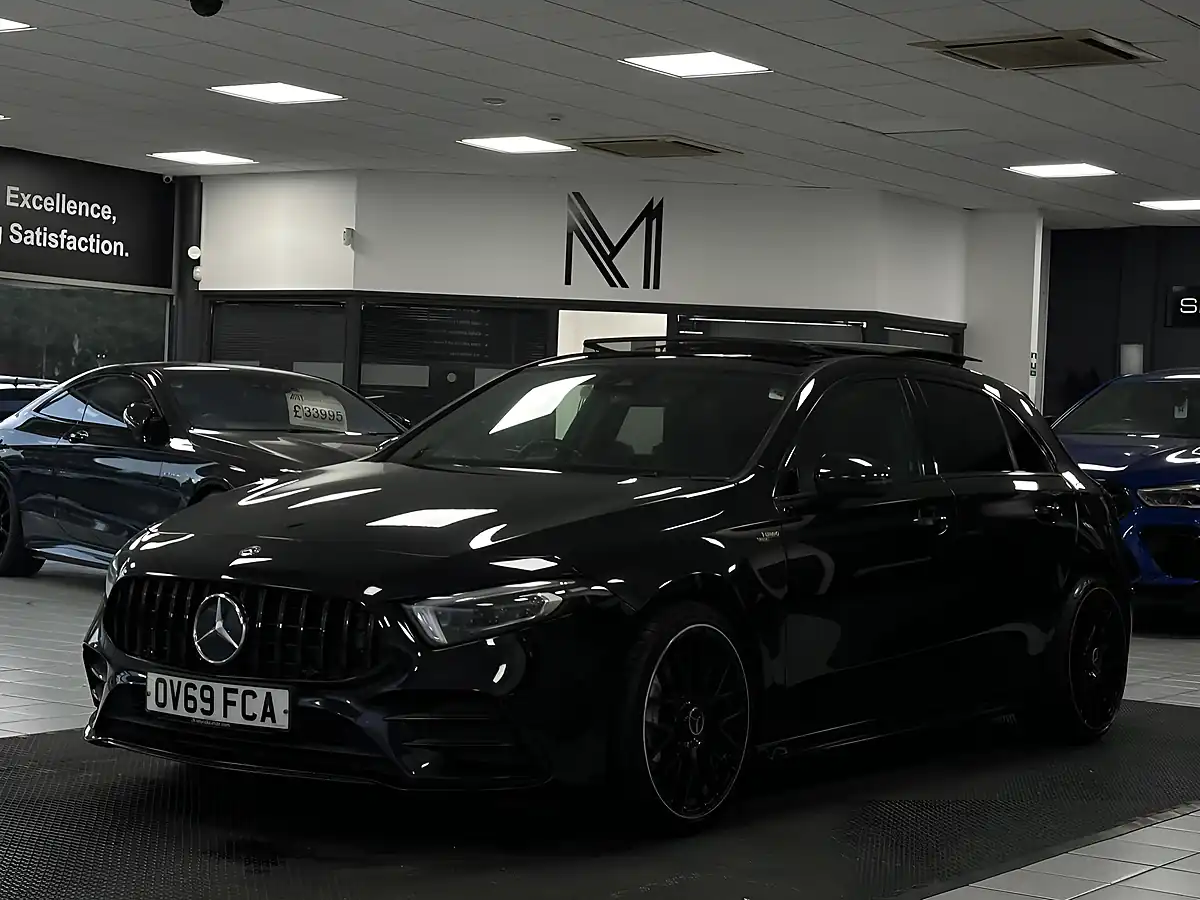 Used 2019 Mercedes-Benz a Class Premium Plus Black - Interior and Exterior details 7