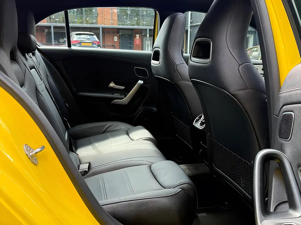 Used 2019 Mercedes-Benz a Class Premium Plus Yellow - Interior and Exterior details 11