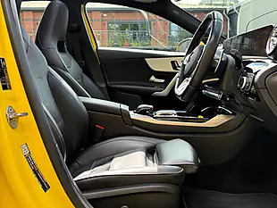 Used 2019 Mercedes-Benz a Class Premium Plus Yellow - Interior and Exterior details 19