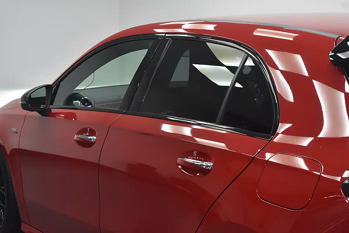 Used 2019 Mercedes-Benz a Class Premium Red - Interior and Exterior details 16