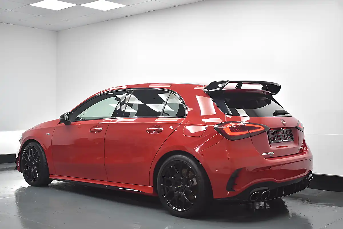 Used 2019 Mercedes-Benz a Class Premium Red - Interior and Exterior details 9