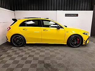 Used 2019 Mercedes-Benz a Class S Plus Yellow - Interior and Exterior details 10