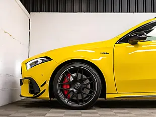 Used 2019 Mercedes-Benz a Class S Plus Yellow - Interior and Exterior details 13