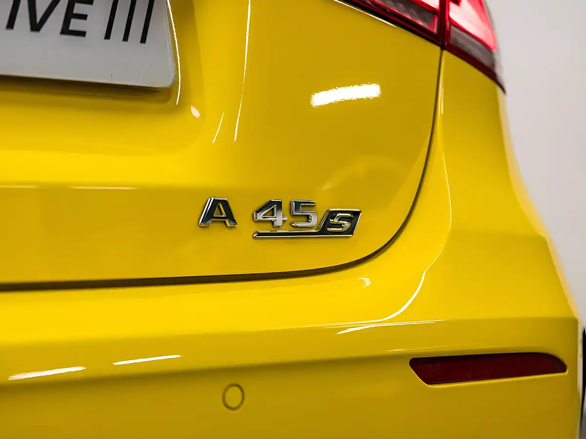 Used 2019 Mercedes-Benz a Class S Plus Yellow - Interior and Exterior details 16