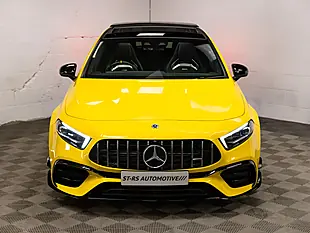 Used 2019 Mercedes-Benz a Class S Plus Yellow - Interior and Exterior details 2