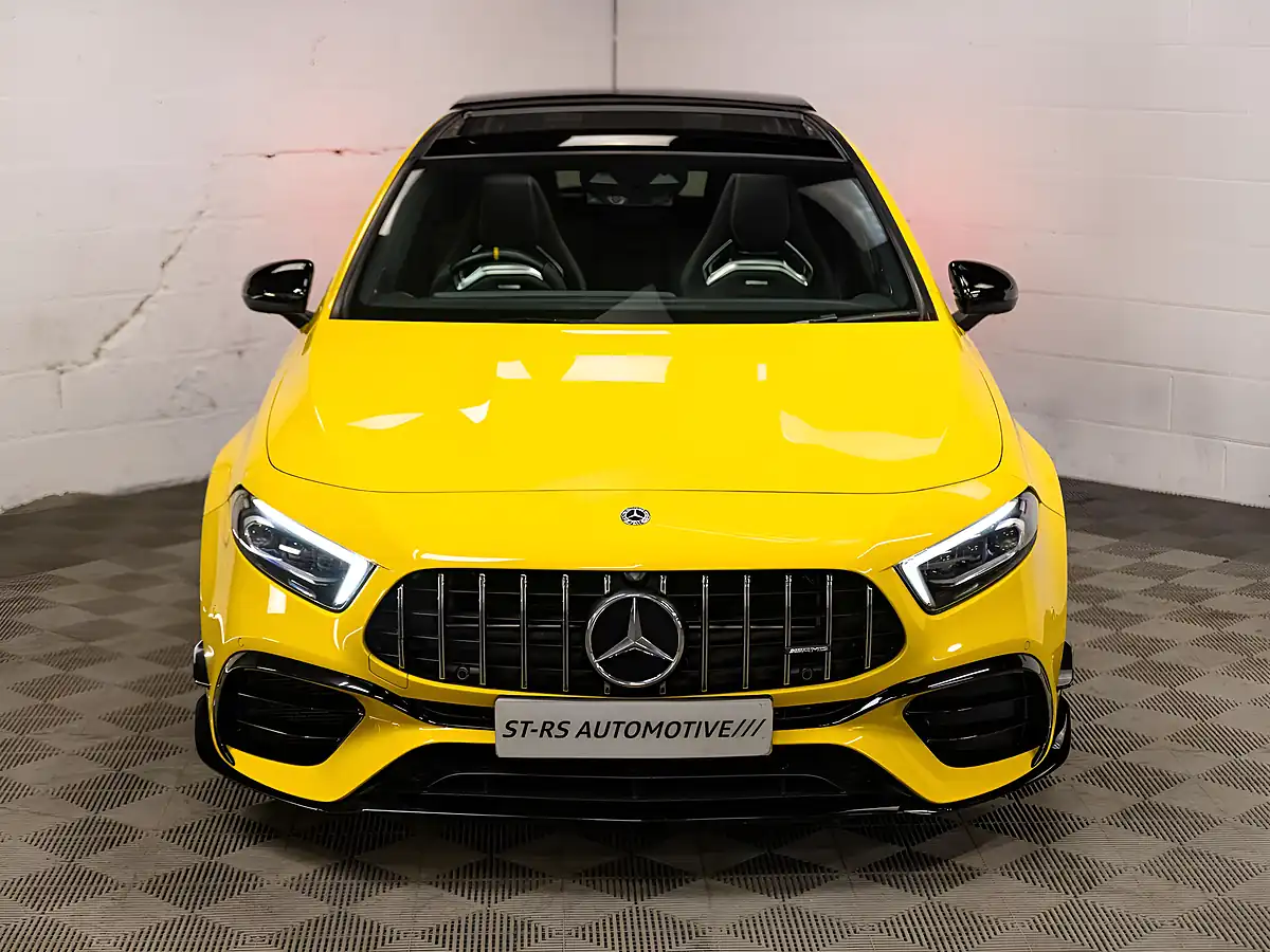 Used 2019 Mercedes-Benz a Class S Plus Yellow - Interior and Exterior details 2