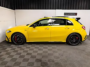 Used 2019 Mercedes-Benz a Class S Plus Yellow - Interior and Exterior details 4