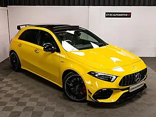 Used 2019 Mercedes-Benz a Class S Plus Yellow - Interior and Exterior details 5
