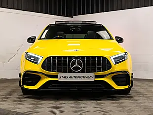 Used 2019 Mercedes-Benz a Class S Plus Yellow - Interior and Exterior details 6