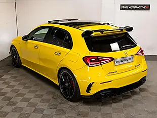 Used 2019 Mercedes-Benz a Class S Plus Yellow - Interior and Exterior details 8