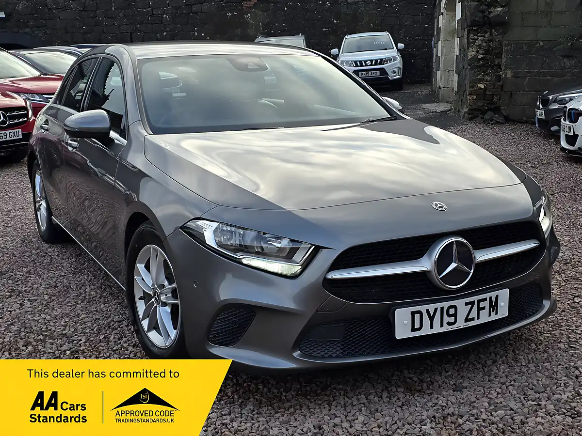 Used 2019 Mercedes-Benz a Class Se Executive Mountain Grey Metallic - Front View