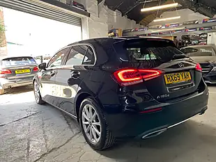Used 2019 Mercedes-Benz a Class Sport Black - Interior and Exterior details 5