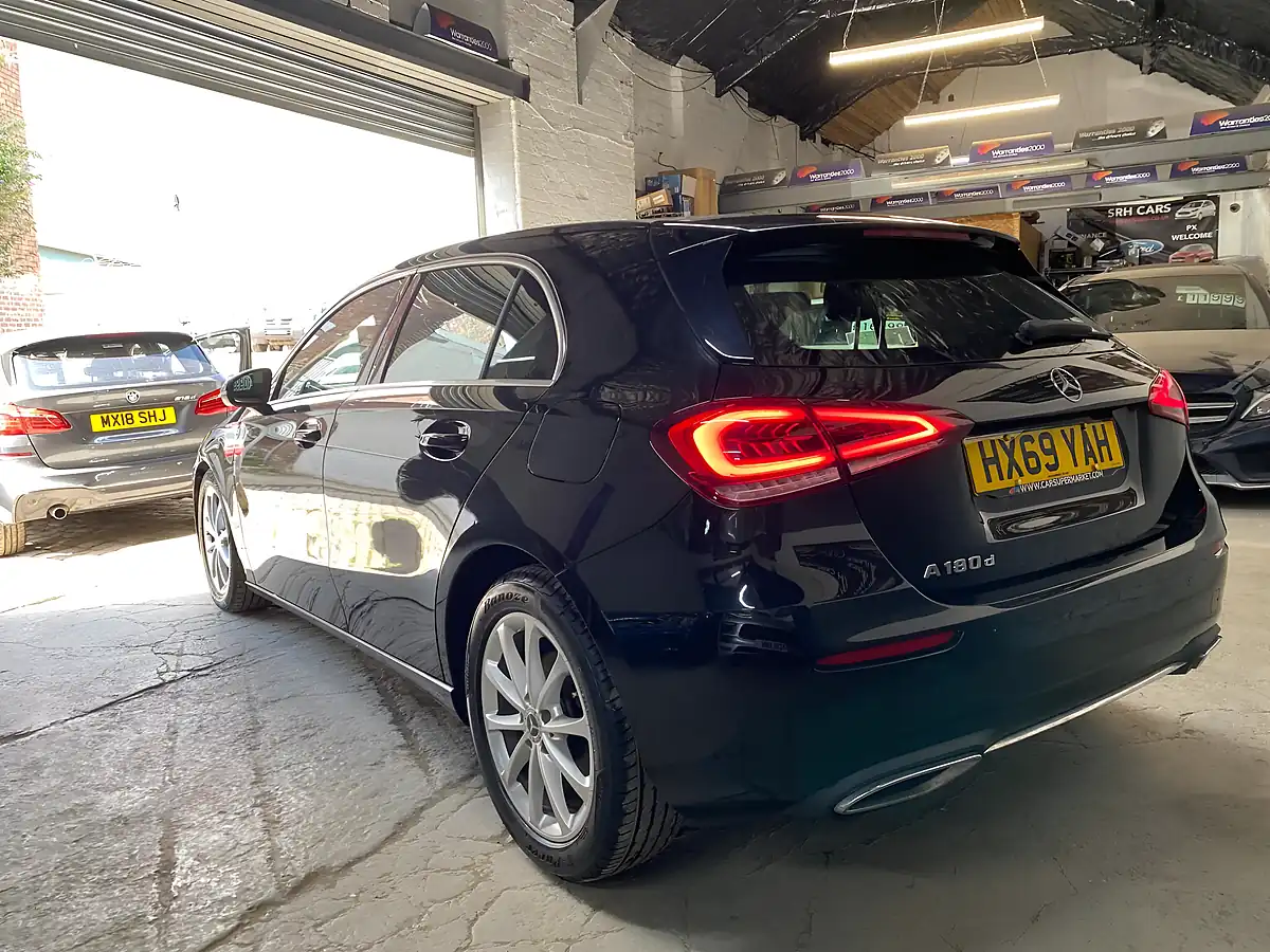Used 2019 Mercedes-Benz a Class Sport Black - Interior and Exterior details 5