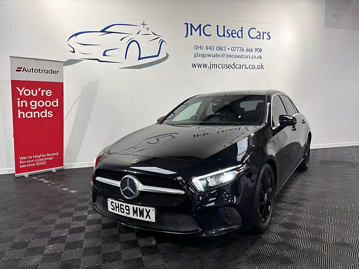 Used 2019 Mercedes-Benz a-Class Sport Executive Black - Front View