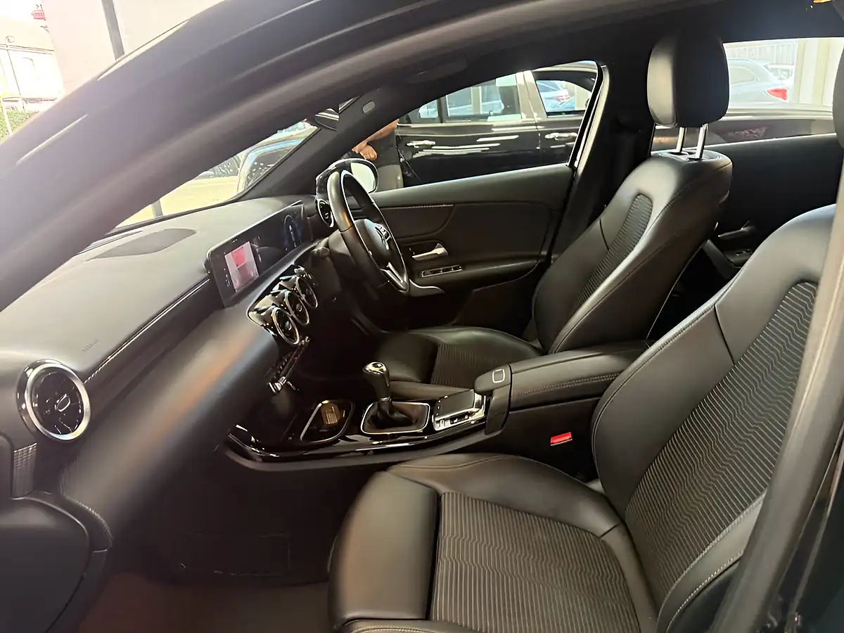 Used 2019 Mercedes-Benz a Class Sport (executive) Black - Interior and Exterior details 11