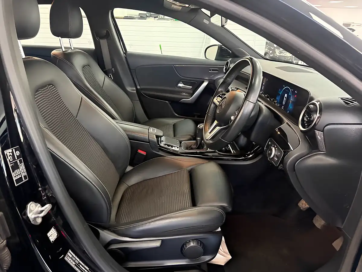 Used 2019 Mercedes-Benz a Class Sport (executive) Black - Interior and Exterior details 14