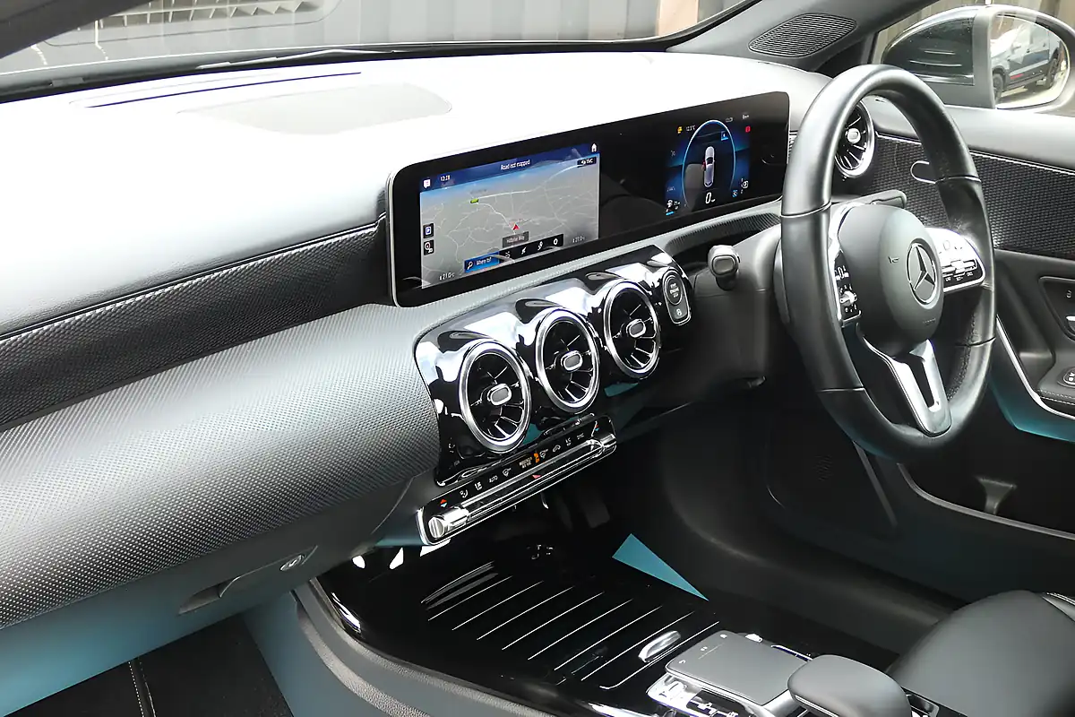 Used 2019 Mercedes-Benz a Class Sport (executive) Black - Interior and Exterior details 12