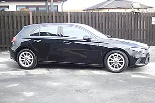 Used 2019 Mercedes-Benz a Class Sport (executive) Black - Interior and Exterior details 2