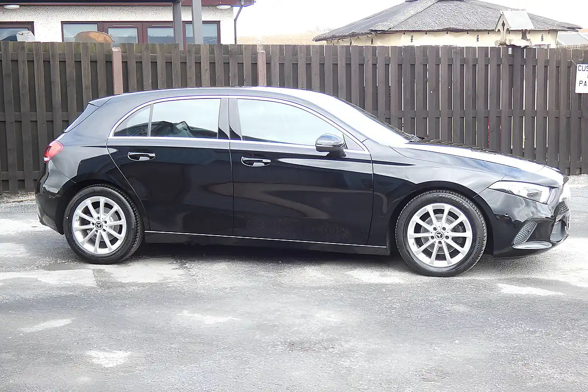 Used 2019 Mercedes-Benz a Class Sport (executive) Black - Interior and Exterior details 2