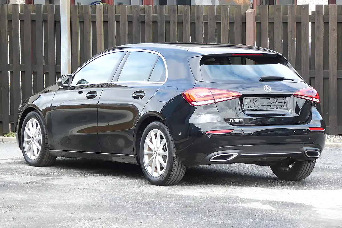 Used 2019 Mercedes-Benz a Class Sport (executive) Black - Interior and Exterior details 4