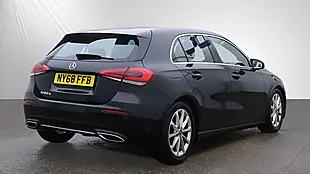 Used 2019 Mercedes-Benz a Class Sport (executive) Black - Interior and Exterior details 12