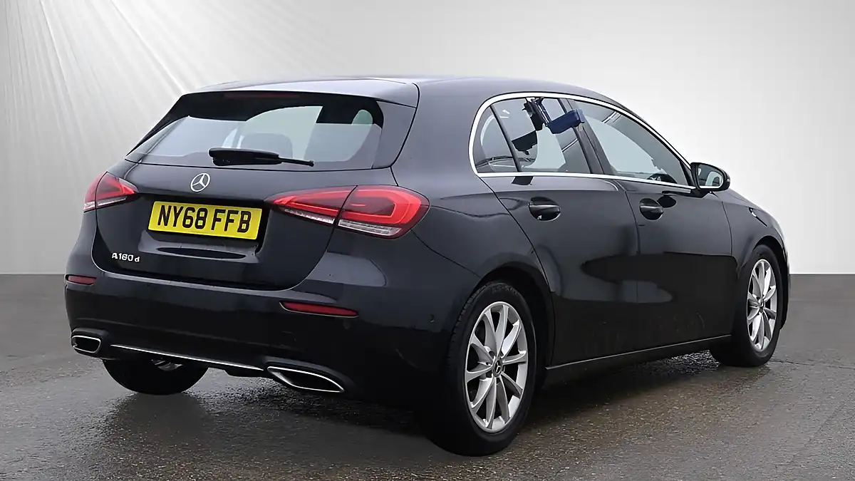 Used 2019 Mercedes-Benz a Class Sport (executive) Black - Interior and Exterior details 12