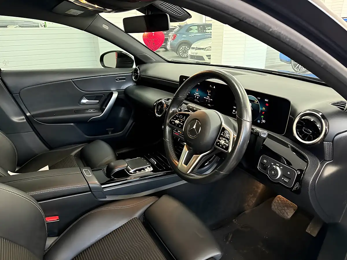 Used 2019 Mercedes-Benz a-Class Sport (executive) Black - Interior and Exterior details 18