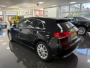 Used 2019 Mercedes-Benz a-Class Sport (executive) Black - Interior and Exterior details 9