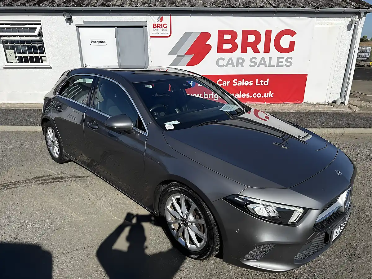 Used 2019 Mercedes-Benz a Class Sport (executive) Grey - Front View