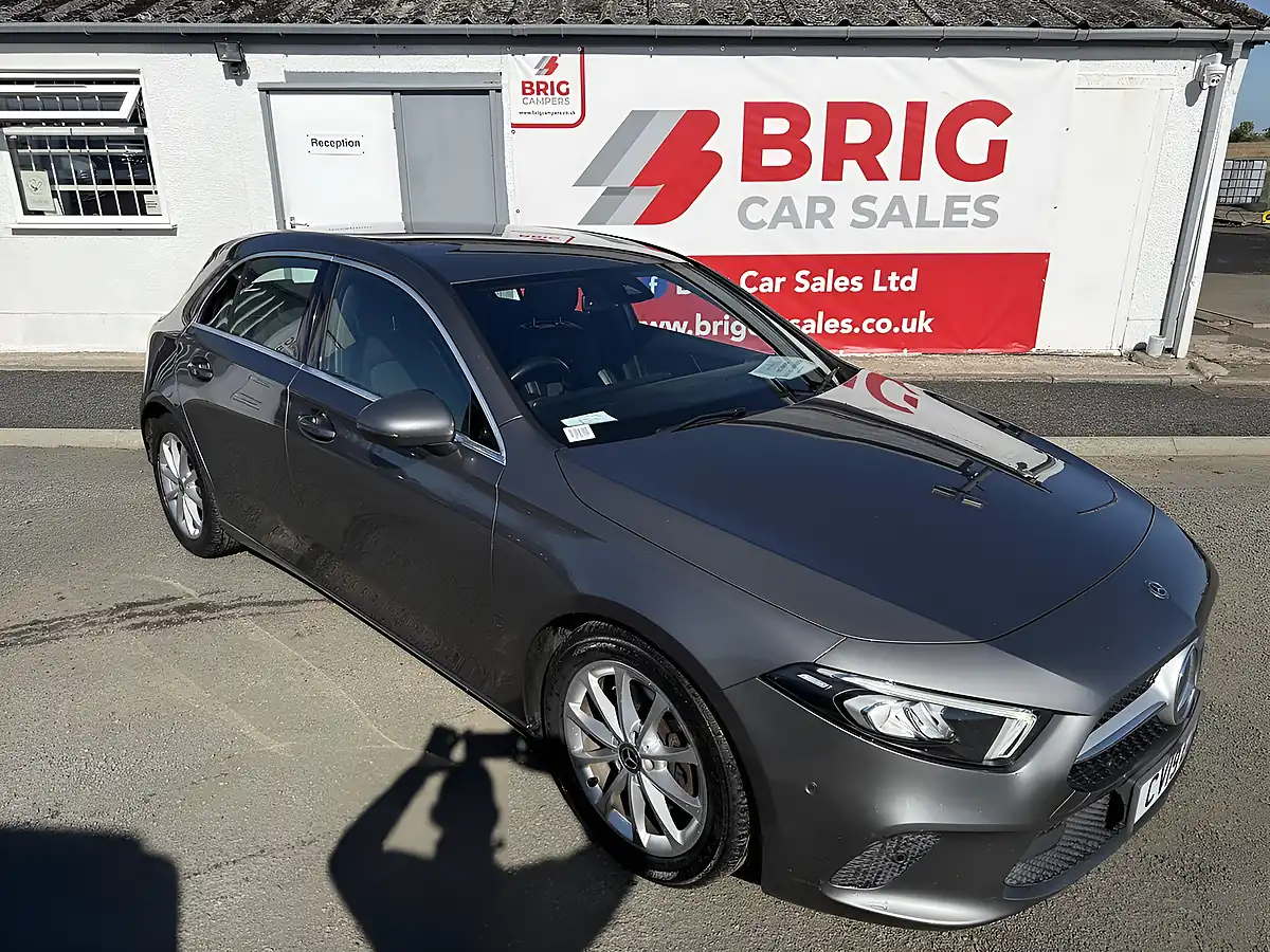 Used 2019 Mercedes-Benz a-Class Sport Executive Grey - Front View