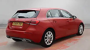 Used 2019 Mercedes-Benz a Class Sport (executive) Red - Interior and Exterior details 2