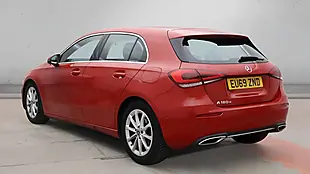 Used 2019 Mercedes-Benz a Class Sport (executive) Red - Interior and Exterior details 3