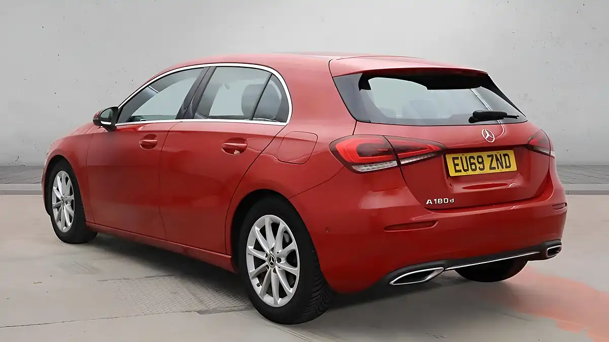 Used 2019 Mercedes-Benz a Class Sport (executive) Red - Interior and Exterior details 3