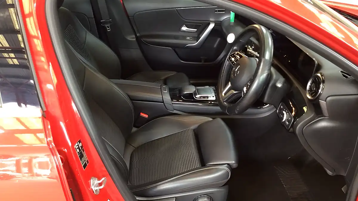 Used 2019 Mercedes-Benz a Class Sport (executive) Red - Interior and Exterior details 7