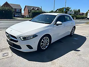 Used 2019 Mercedes-Benz a Class Sport (executive) White - Interior and Exterior details 20