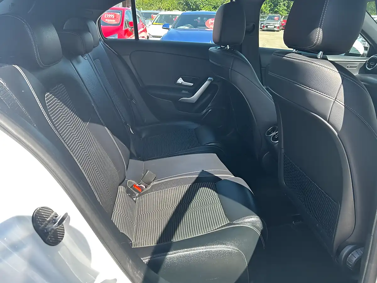 Used 2019 Mercedes-Benz a Class Sport (executive) White - Interior and Exterior details 6