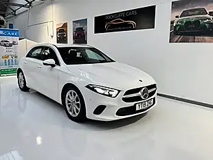 Used 2019 Mercedes-Benz a-Class Sport (executive) White - Interior and Exterior details 18