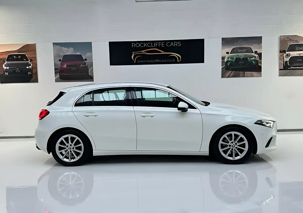 Used 2019 Mercedes-Benz a-Class Sport (executive) White - Interior and Exterior details 2